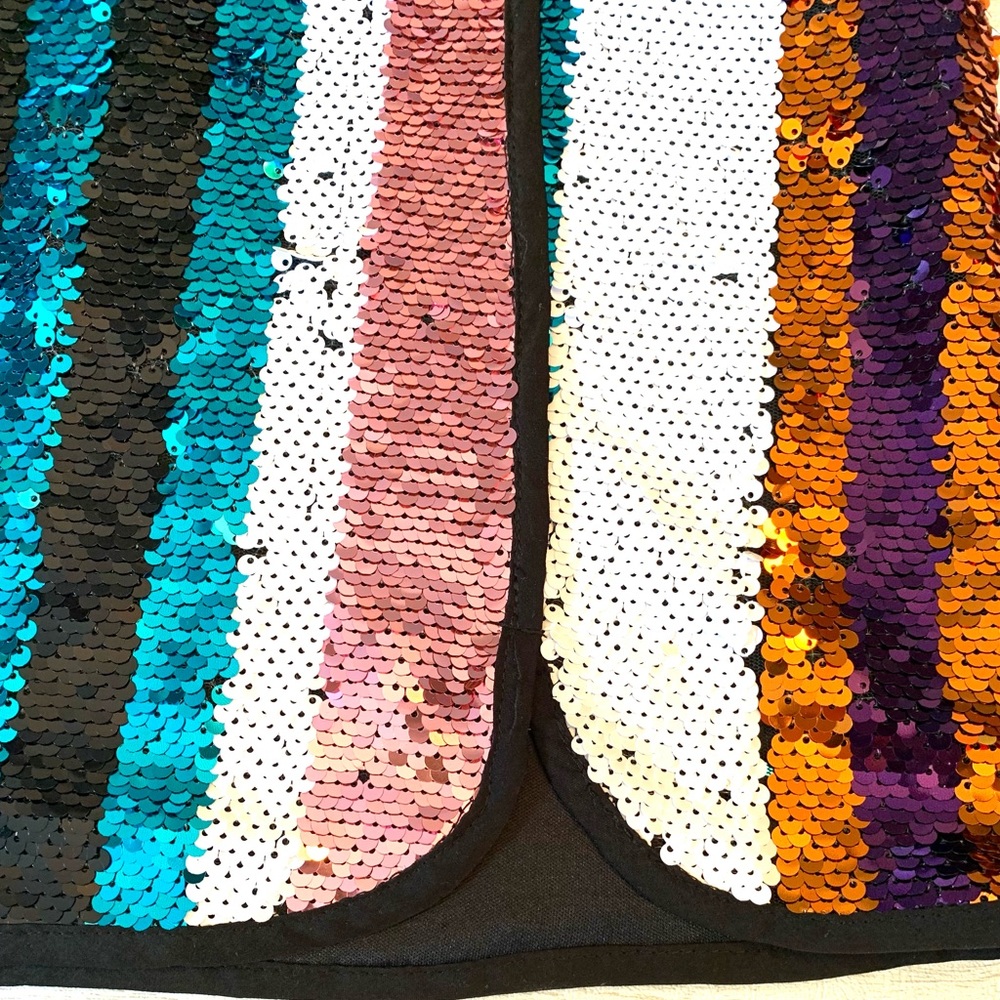 NEW Jun & Ivy multi-colored sequin skirt - Picture 4 of 6
